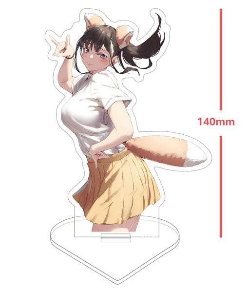 きつねマミちゃん アクリルスタンド アクスタ みちきんぐ 新品 未開封品 正規品 【HOBBYOTAKU】