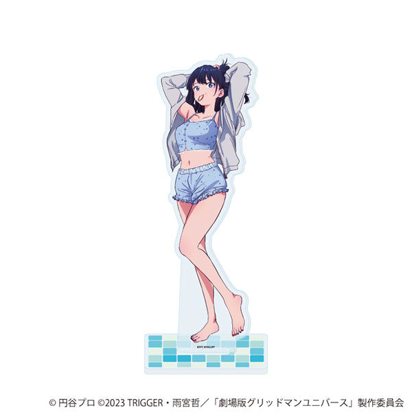 グリッドマンユニバース 50/宝多六花 お風呂上りver.(描き下ろしイラスト) アクリルスタンド ダイナゼノン 新品 未開封品 正規品 【A3】