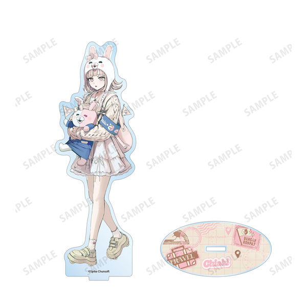ダンガンロンパシリーズ 緜さんイラスト 七海千秋 私服で旅行ver. BIGアクリルスタンド ダンロン 新品 未開封品 正規品 【アルマビアンカ】