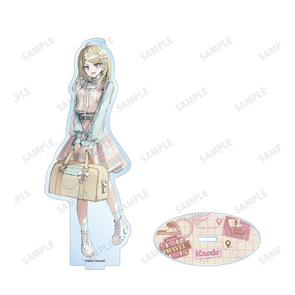 ダンガンロンパシリーズ 緜さんイラスト 赤松楓 私服で旅行ver. BIGアクリルスタンド ダンロン 新品 未開封品 正規品 【アルマビアンカ】