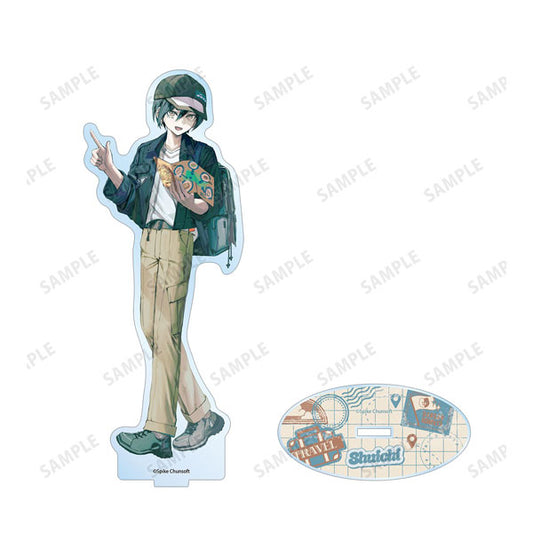 ダンガンロンパシリーズ 緜さんイラスト 最原終一 私服で旅行ver. BIGアクリルスタンド ダンロン 新品 未開封品 正規品 【アルマビアンカ】