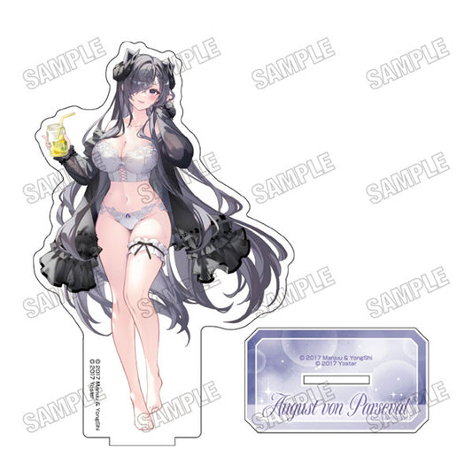 アズールレーン 描き下ろしBIGアクリルスタンド お風呂あがりver. 5 アウグスト・フォン・パーセヴァル アズレン 新品 未開封品 正規品 【メディコス・エンタテインメント】
