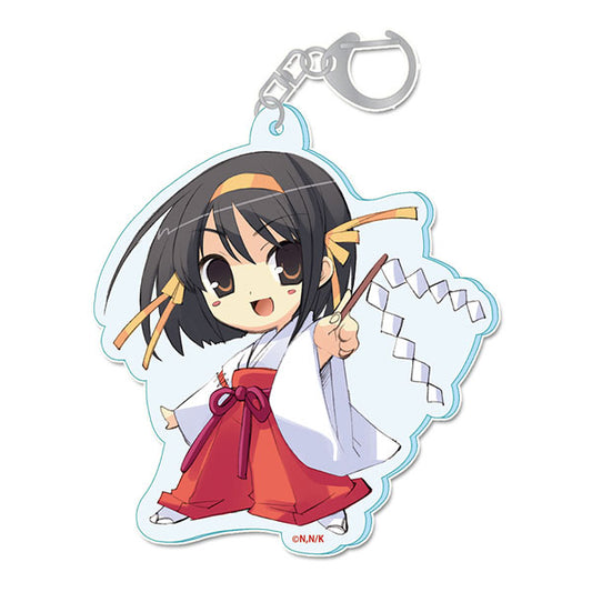 涼宮ハルヒシリーズ ミニキャラアクリルキーホルダー ハルヒ 新品 未開封品 正規品 【シーズナルプランツ】