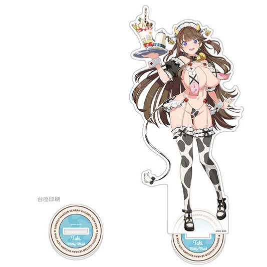 シノビマスター 閃乱カグラ NEW LINK 描き下ろし特大アクリルスタンド 鴇/ミルキーメイド 新品 未開封品 正規品 【カーテン魂】