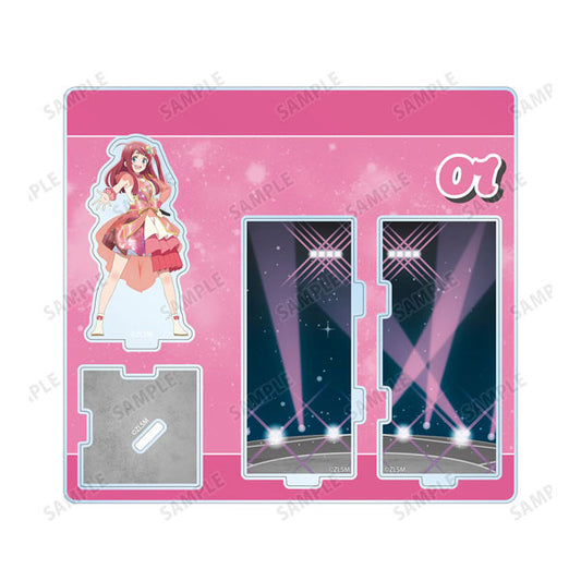 劇場版『ゾンビランドサガ ゆめぎんがパラダイス』 源さくら ライブver. キューブ型ジオラマ風アクリルスタンド 新品 未開封品 正規品 【アルマビアンカ】