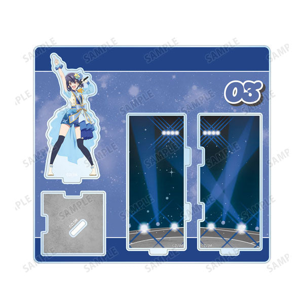 劇場版『ゾンビランドサガ ゆめぎんがパラダイス』 水野愛 ライブver. キューブ型ジオラマ風アクリルスタンド 新品 未開封品 正規品 【アルマビアンカ】