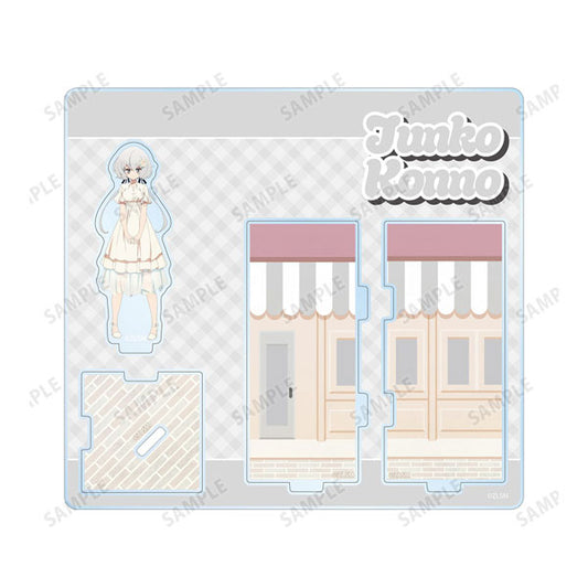 劇場版『ゾンビランドサガ ゆめぎんがパラダイス』 紺野純子 私服ver. キューブ型ジオラマ風アクリルスタンド 新品 未開封品 正規品 【アルマビアンカ】