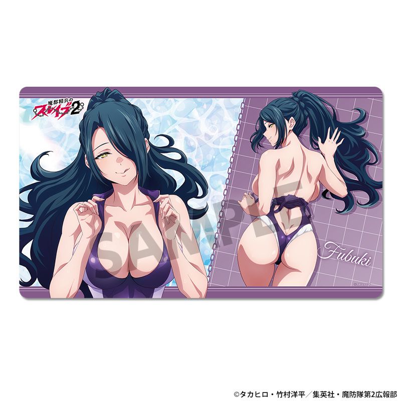 魔都精兵のスレイブ2 描き下ろしラバーマット 東風舞希 競泳水着 ver. 新品 未開封品 正規品 【ホビーストック】