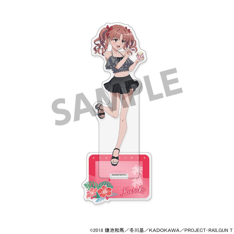 とある科学の超電磁砲T 描き下ろしアクリルスタンド 白井黒子 バカンスver. 新品 未開封品 正規品 【ホビーストック】